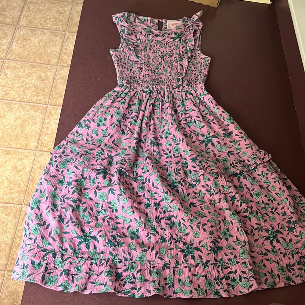Bajanan girls lavender and green dress